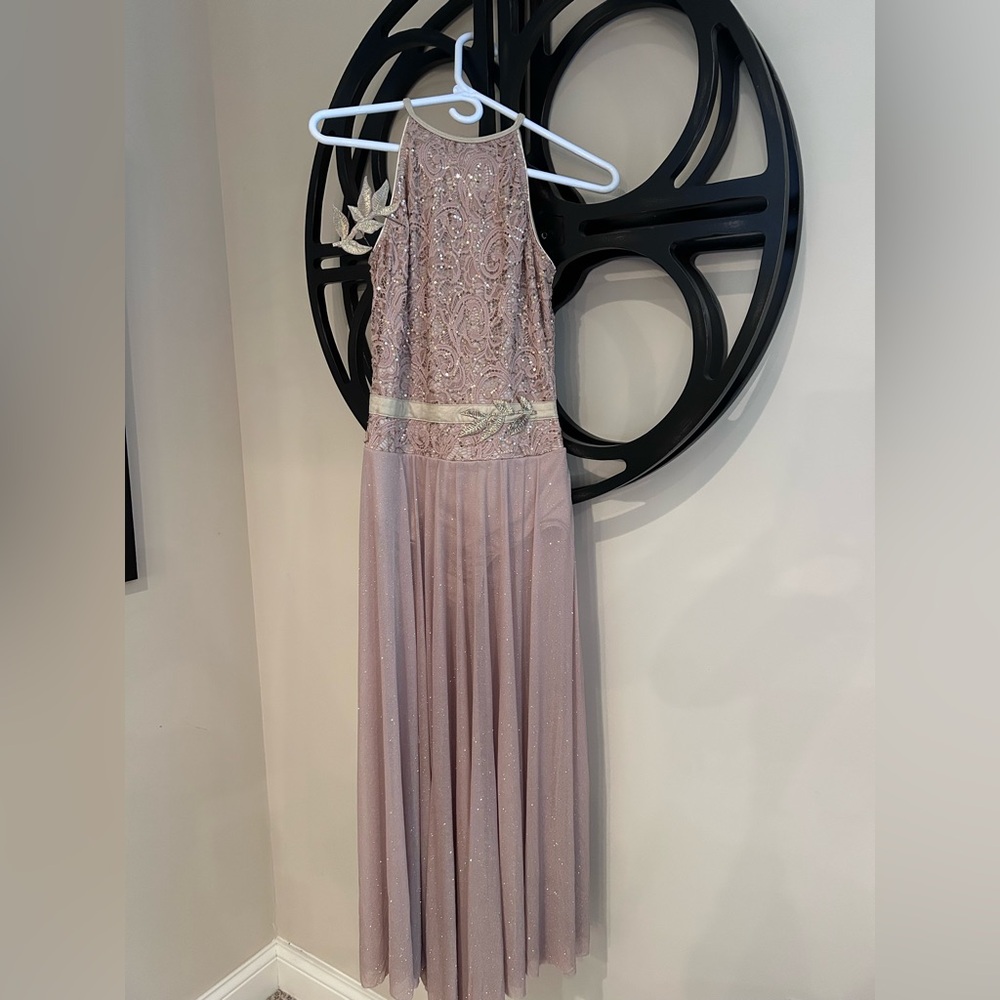 Revolution dancewear, lyrical, dusty blue dress, dance costume